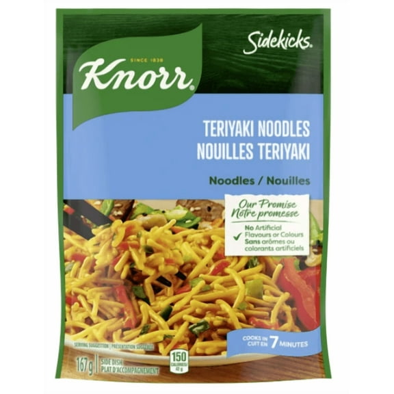 Knorr Sidekicks Teriyaki Noodles Pasta, 167g
