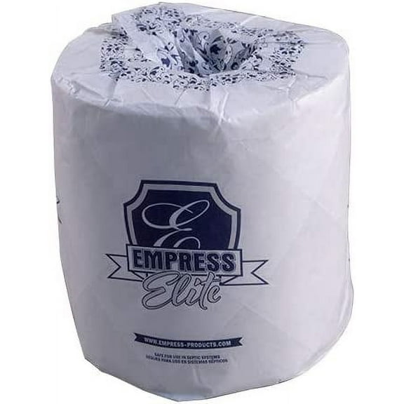 ELBT 965013 Empress Elite Premium Bath Tissue White 2 Ply 4.5" x 3.25" 500 Sheets 96 per case