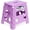 Light Purple, variant on Folding Step Stool, 13 inch Non-Slip Foldable Stools Up to 300 LBS, Step Stool with Handle, Lightweight for Kitchen, Bathroom, Bedroom, Garden, Black, 1PC