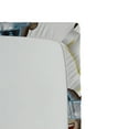 thumbnail image 3 of Ambesonne Monkey Emoji Fitted Sheet, Futuristic Cyber Faces, Full Size, Coconut Umber Pale Blue, 3 of 3