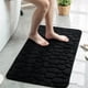thumbnail image 4 of Billuyoard Alfombrilla de baño de Color sólido para ducha, alfombra absorbente lavable para baño, alfombrilla de baño para entrada de puerta Juegos de accesorios de baño Negro 60x90cm, 4 of 6