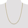 thumbnail image 2 of 14k Yellow Gold 24 Inch 2.4mm Concave Anchor Chain Necklace Pendant Charm Flat, 2 of 9