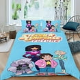 thumbnail image 2 of Cartoon 3 Piece Bedding Set Steven Universe Future Comforter Set Cute Duvet Cover Sets Super Soft Girls Bedding Set Kids Bedroom Gifts,1 Duvet Cover with 2 Pillowcases Full, 2 of 6