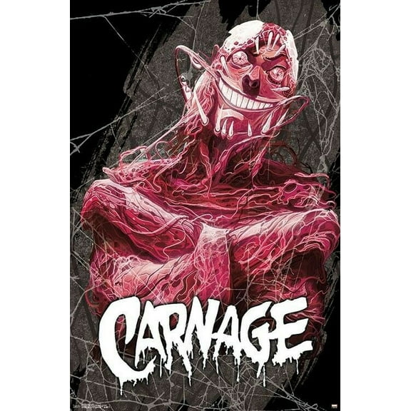 Marvel Comics - Carnage Insane Wall Poster 22.375”x34” Trends International NEW