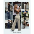 thumbnail image 5 of FITOP Yoga Pants Women Wide Leg Pants High Waist Gym Workout Straight Leg Bottoms Stretch Casual Yoga Pants, 5 of 5