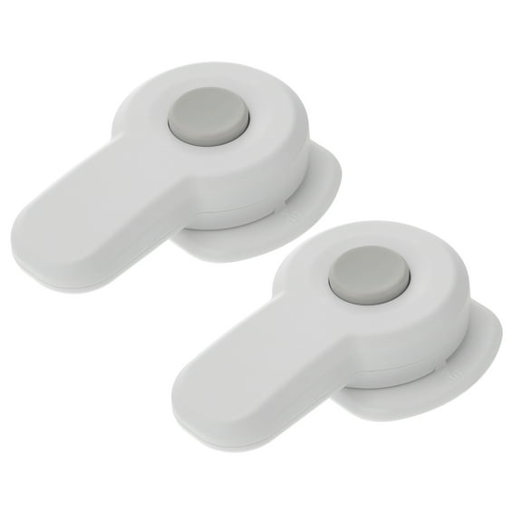 Clispeed 2pcs Stove Child Proof Guard Plastic White Special Design Kitchen Safety