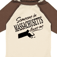 thumbnail image 4 of Inktastic Someone in Massachusetts Loves Me Boys or Girls Long Sleeve Baby Bodysuit, 4 of 5