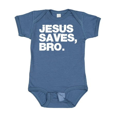 

Inktastic Jesus Saves Bro Christian Gift Baby Boy or Baby Girl Bodysuit