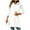 White, variant on Yievot Women's Sleeveless Hoodies Sweatshirt Basic Solid Zip Up Long Vest Hoodie with Pockets