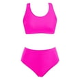 2024 Women High Waisted Bathing Suit Bottoms Medium Bikini Push Up Two