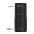 thumbnail image 3 of 1/2 Dr 18.5mm x 19.5mm Damaged Lug Socket Tool Deep Length Flip Impact Set, 3 of 11