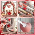 thumbnail image 4 of Red Heart Valentine's Day Banner Pink Flower Dance Party Display Balloon Decor Cupcake Design Romantic Backdrop for Valentine's Day Party Dance Event Romantic Celebration, 4 of 9