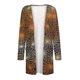 thumbnail image 5 of Puntoco Abrigo Mujer Impresión Manga Larga Casual Tops Blusa con Bolsillo Cárdigan Outwear Liquidación Puntoco Puntoco-1, 5 of 5