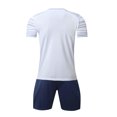 thumbnail image 3 of HAOTAGS Teen Boys' Active Short Set, 2 Piece Athletic Crewneck T-Shirt and Shorts Outfit White, 3 of 3