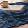 thumbnail image 3 of Manta polar Blanket Bedsure XL, color azul mineral, 300 g/m², 130 x 180 cm, 3 of 4