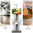 thumbnail image 5 of WHAMVOX  3 Pcs Sink Drain Basket Kitchen Stainless Steel Vegetable Drainer Fruit and, 5 of 8