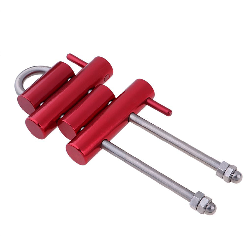 Rack Descender with 4 Bar for Climbing Arborist Rappelling Rescue Mountain 