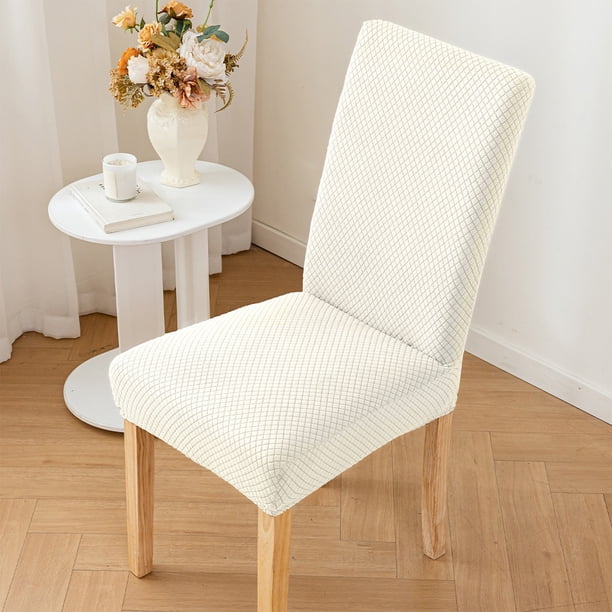 1Pcs Chair Covers For Dining Room Stretch Chair Slipcovers For Kitchen Seat Protectors Wedding Banquet Decorations Fabric Washable