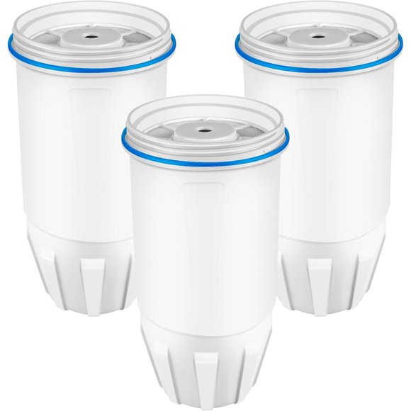 Water Filter Replacement Fit Zero Pitcher And Dispenser, 0 TDS, Multi-Stage Water Filter System Reduce PFOA/PFOS Chlorine LEAD, ZR-001 Water Filters 3 Pack