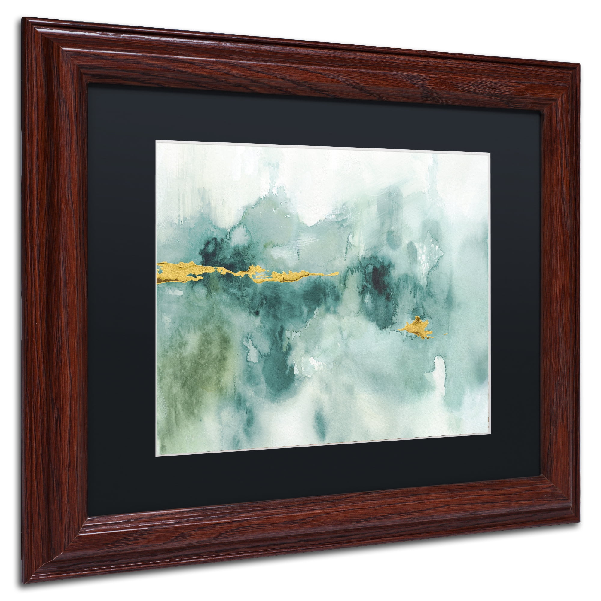 Lisa Audit 'Greenhouse Abstract I' Matted Framed Art