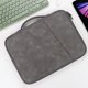 thumbnail image 3 of Bolsa para laptop ligera, se adapta a varias marcas y tamaños de computadoras portátiles, contiene accesorios pequeños, fácil de usar, bolsa para computadora tablet, 13 pulgadas, gris., 3 of 6
