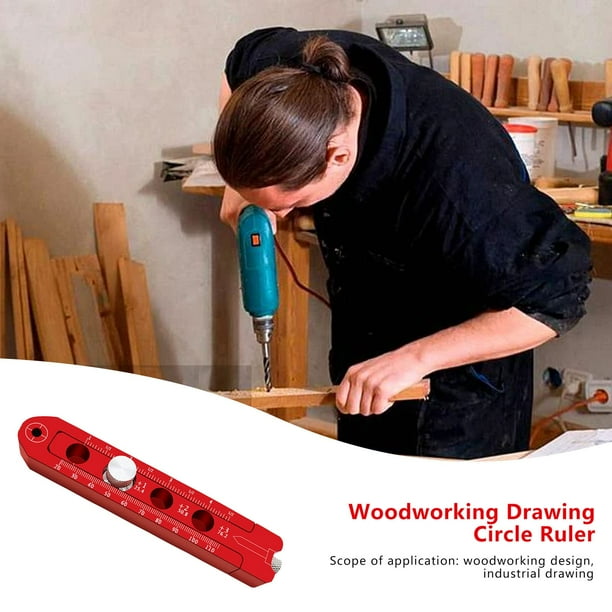 Compas De Traçage Réglable - Double échelle Métrique/pouces - Pour Bois Et Métal