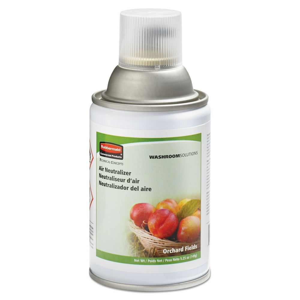 Rubbermaid Commercial TC Standard Aerosol Air Freshener Refill Orchard Field 5.25 oz 12/CT
