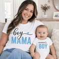 thumbnail image 2 of Boy Mama Matching Shirts, Mama's Boy Shirt, Mother Son Matching Outfit, Boy Mom Tee, Mama And Son Matching Set, Birthday Gift for Mom, 2 of 7