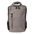 thumbnail image 2 of Personalized Heather Black Grey Deluxe Laptop Backpack Heather Gray - No Embroidery, 2 of 7