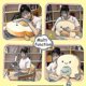 thumbnail image 3 of 17.7 Tostada De Felpa Rebanada Pan Almohada Cojín Comida Rellena Kawaii Animal Gato Tostada Juguete, Cojín Del Sofá Abrazando La Almohada De Cama, Linda Decoración Hy, 3 of 5