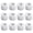 50cm, variant on Lynono Co.,Ltd 12Pcs Curtain Spacers Finials for Drapes Curtain Rings Drapery Spacers Snaps On