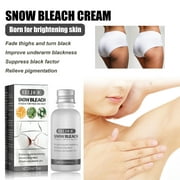 WZHXIN Disposables,Snow Cream for Private Part, Areas-Underarm, Neck, Armpit, Knees, Elbows, Dark Remover Cream for Face and Body Party Clearance,Travelessentials