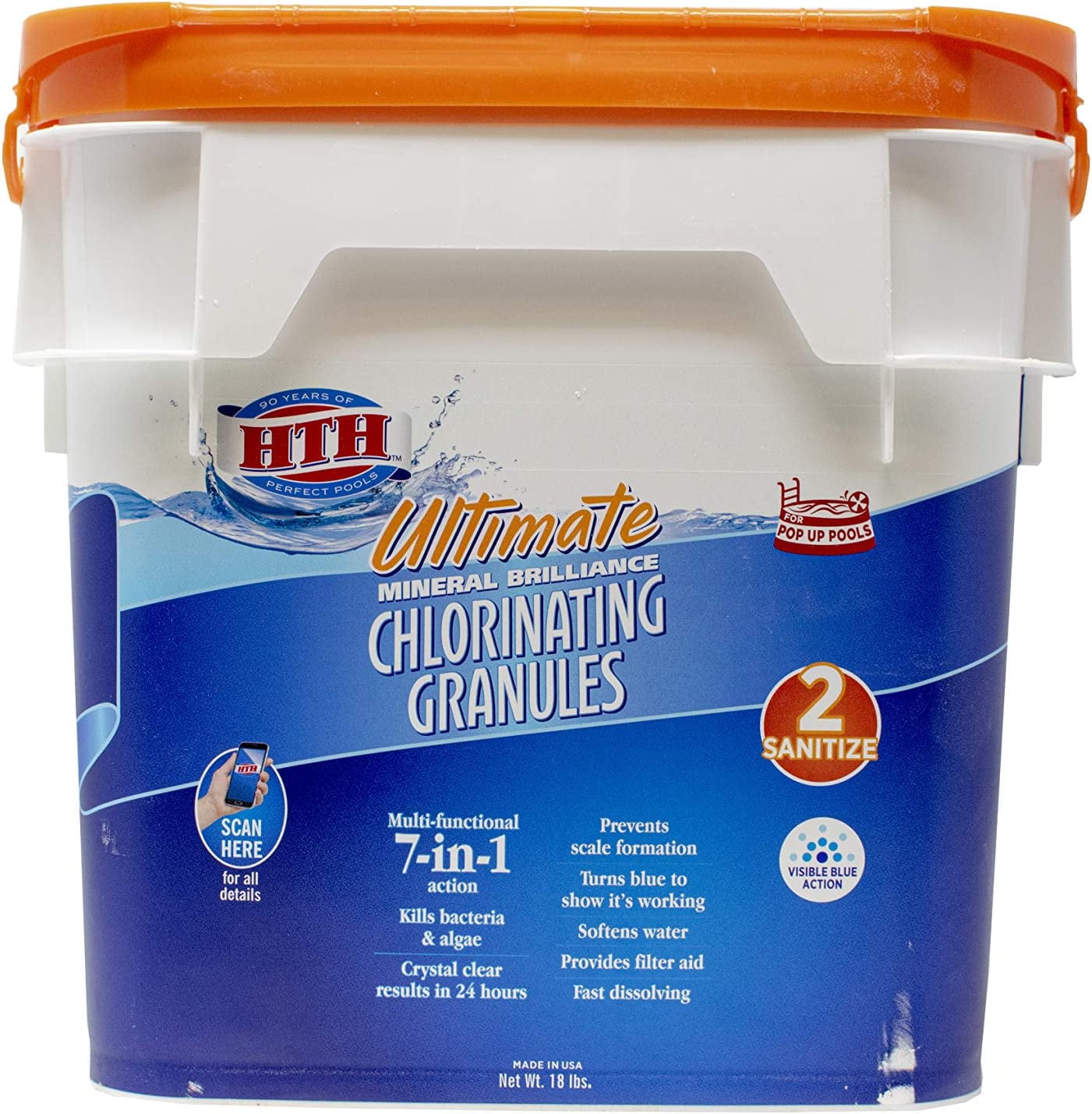 HTH 22008 Ultimate Mineral Brilliance Chlorinating Granules