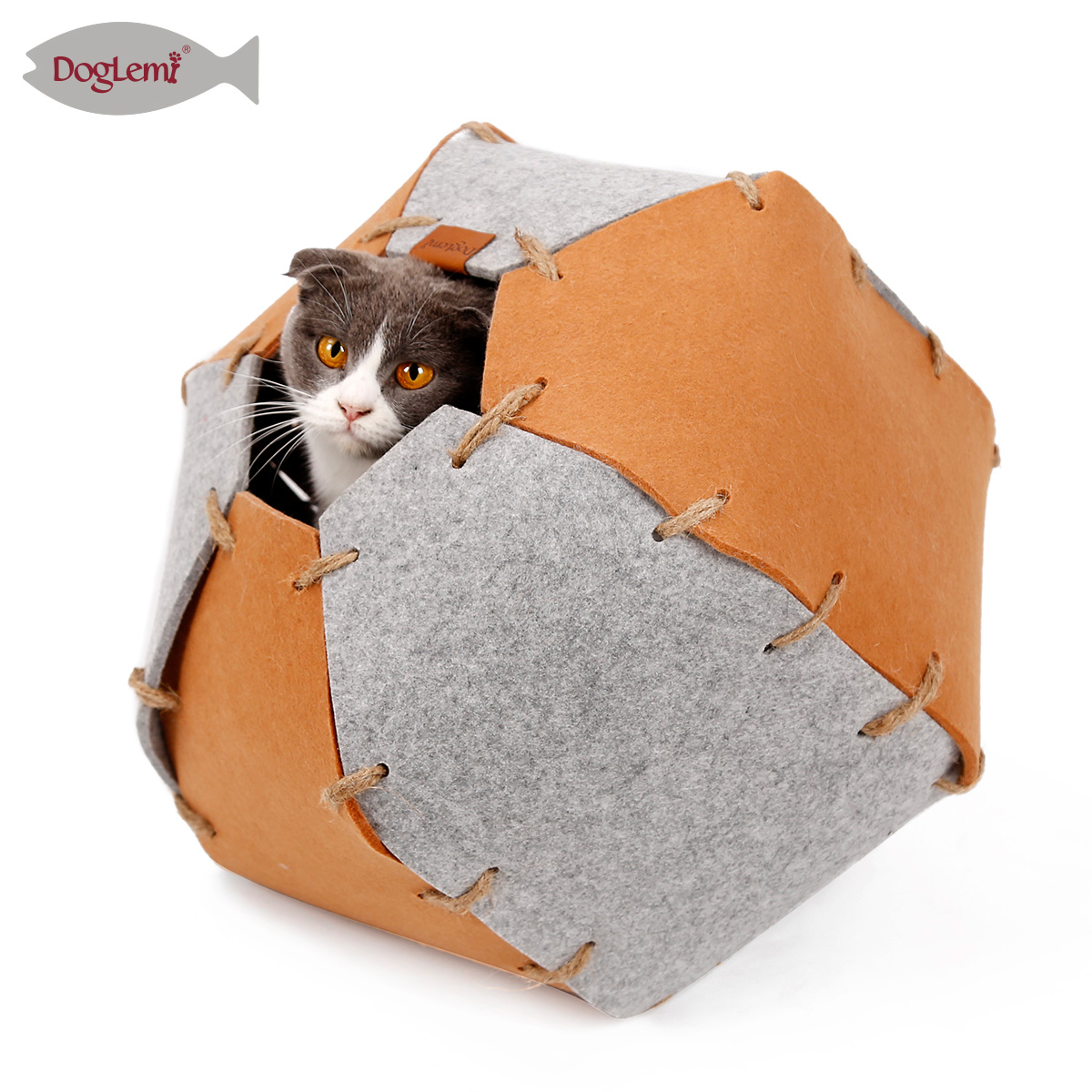 4 In 1 Pet Cat Cave House Igloo Beds Cat Kitty Multifunction Warm