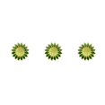 thumbnail image 4 of Broches para mujer Sonducket Pin de girasol con diamantes de imitación Hojas verdes estilo heronsbill, 4 of 6