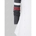 thumbnail image 4 of Más el tamaño de la manga raglán Colorblock curvado camiseta Rosegal Sudaderas y sudaderas con capucha, 4 of 5
