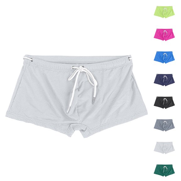 Men Swimming Trunks Quick Dry Mens Beach Shorts Men's Swimwear White Shorts for Men Size S-XL