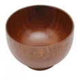 thumbnail image 2 of Wooden Fruit Salad Noodles Rice Dining Bowl Soup Food Container Tableware for Home Hotel Restaurant Kitchen, 2 of 8