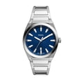 thumbnail image 1 of Fossil Everett Reloj de cuarzo de acero inoxidable con tres manecillas para hombre Color: Plata (Modelo: FS5822), 1 of 1