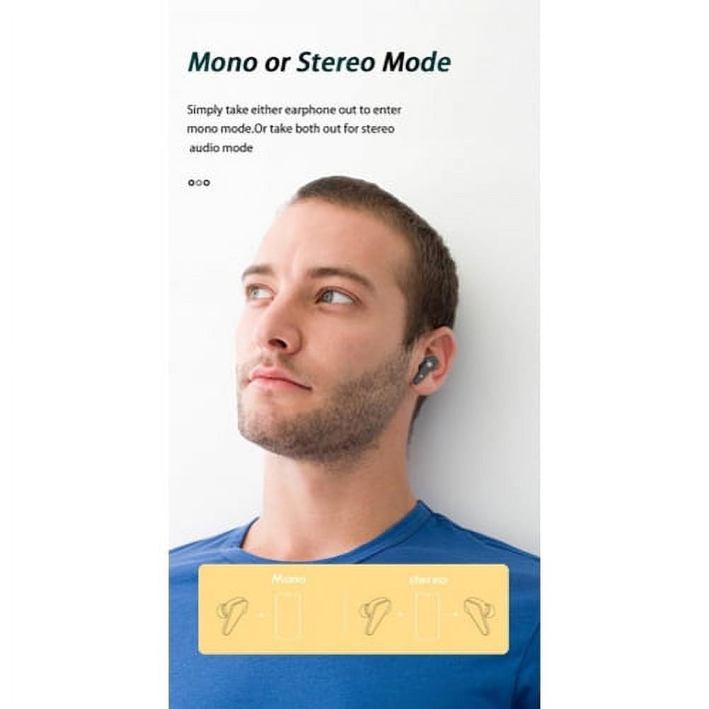 Wireless TWS Earphones for Google Pixel 7/Pro/6a/6/Pro Phones - Earbuds Headphones True Stereo Headset Hands-free Mic Charging Case  Compatible With Pixel 7/Pro/6a/6/Pro Models
