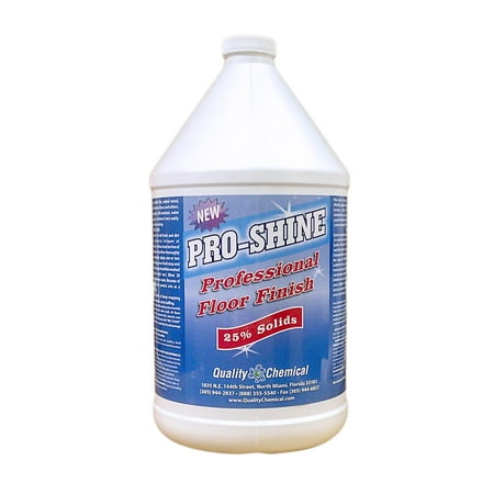 Pro Shine High Shine Commercial Floor Finish Wax - 1 gallon (128 (Best Finish For Pine Floors)