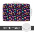 thumbnail image 2 of Pofeuu mushroom color Skull Print Flannel Doormats Rug16"x24"Rug Washable Doormats Indoor Outdoor Rugs for Layered Front Door Mats, Porch, Kitchen, Entryway, 2 of 7