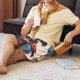 thumbnail image 5 of Fotbe Samurai Frog Guitar Pantalones Cortos de Pijama para Hombre, Ropa de Dormir, Pantalones de Pijama Cortos para Hombre-XX-Large, 5 of 6