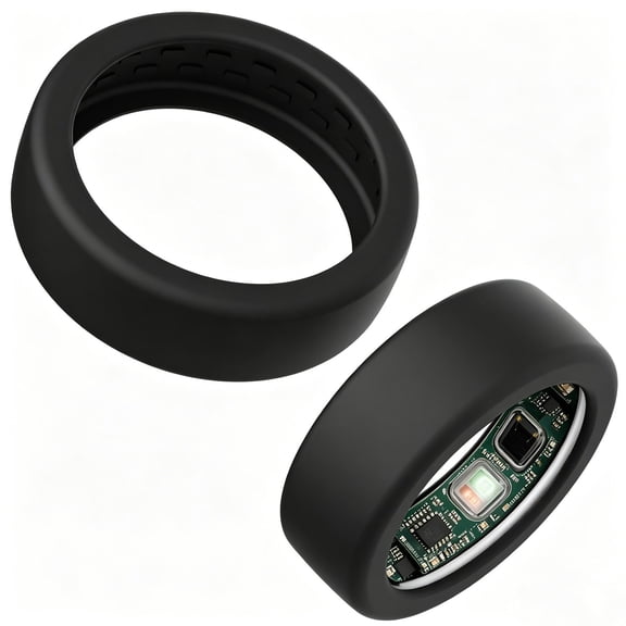 Silicone Case Compatible with Ring, Soft Smart Ring Protector Cover, Anti-Scratch Lightweight Ring Protective Sleeve for Women Men