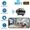 1pcs, variant on 4pcs Smart Compact Camera Alternative with Night Mode, Motion Sensor, App Integration, Storage via TF Card or Cloud, Ideal for Small Spaces Wireless WiFi Security trail cams window