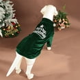 thumbnail image 5 of HomeKingdee Dog Christmas Pajamas - Dog Christmas Outfit Clothes, Soft Stretchy Warm Pet Jumpsuit for Winter Autumn Fall, Xmas Holiday Costume PJS, 5 of 6