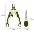 thumbnail image 3 of Pet Claw Clippers Professional Cat Nail Trimmer Dog Nail Clippers with Nail File, 3 of 10