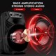 thumbnail image 2 of Altavoz PA Bluetooth portátil Pyle 8 300 W con luces LED, 2 of 7