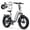 White, variant on SISIGAD Electric Folding Bike for Adults, 500W Peak 750W Motor, 48V/500WH Battery Long Range, 20mph E Mountain Bike, 20"×4.0" Fat Tire Ebike, SGS