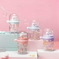 thumbnail image 3 of Drinking Cup with Whale Squirt, 260ml Cute Whale Cup Whale Fountain Tumbler, Reusable Sippy Cup Water Bottle with Straw, Leak Proof Weighted Straw Cups for Party, School, Beach, 3 of 10